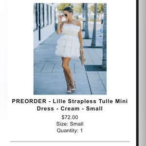 Vici Tulle Cocktail Dress